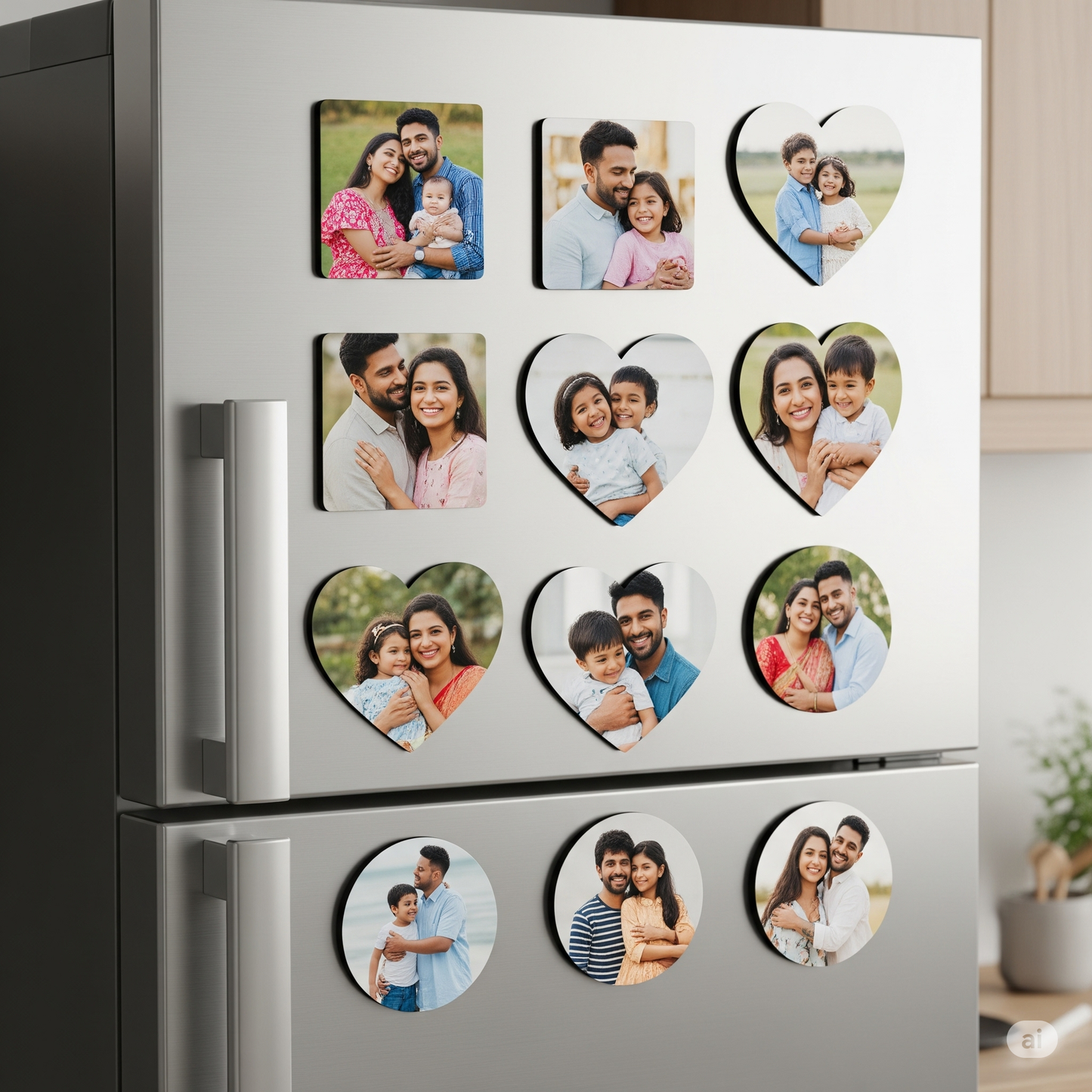 Acrylic Fridge Magnets 5pcs combo