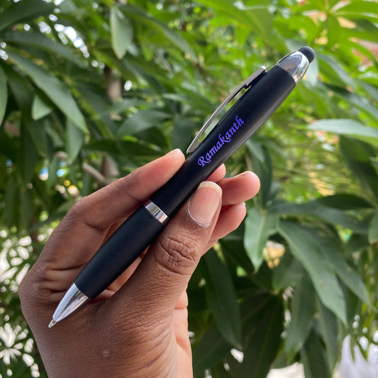 Personalized Engraved LED Stylus Pen | Custom Name & Smooth Writing